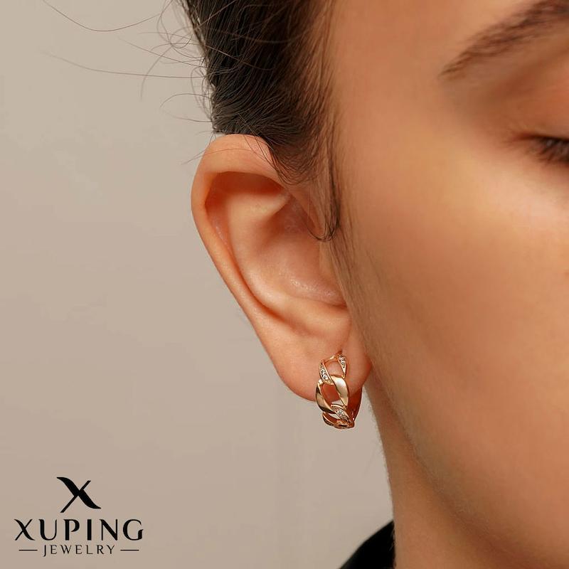 گوشواره کارتیر نگین‌دار ژوپینگ