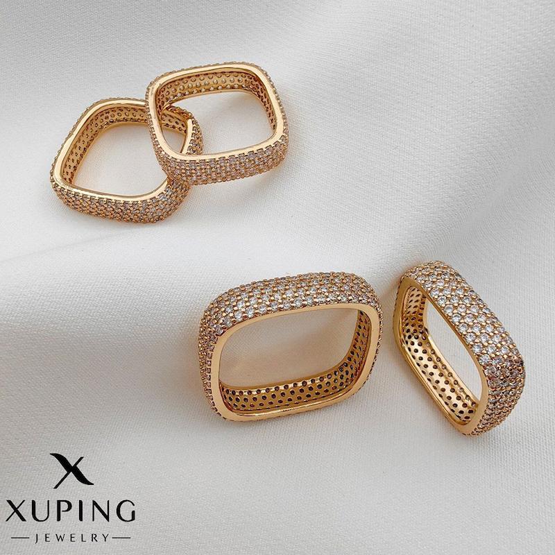 رینگ فول‌نگین مربعی ژوپینگ