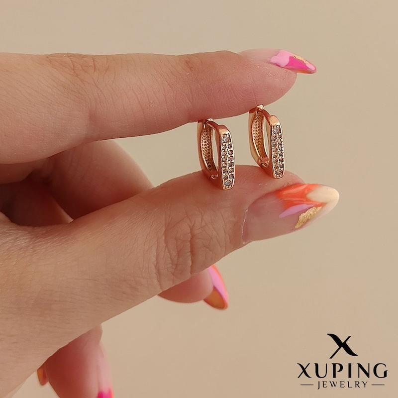 گوشواره ظریف نگین‌دار ژوپینگ