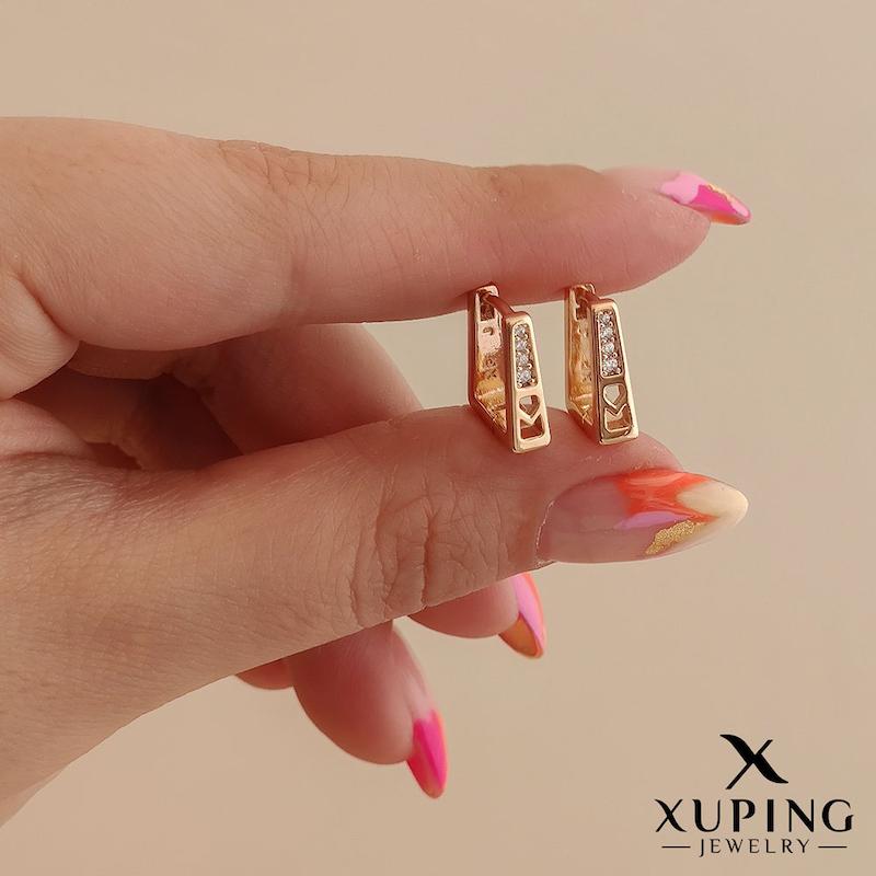 گوشواره ظریف نگین‌دار ژوپینگ