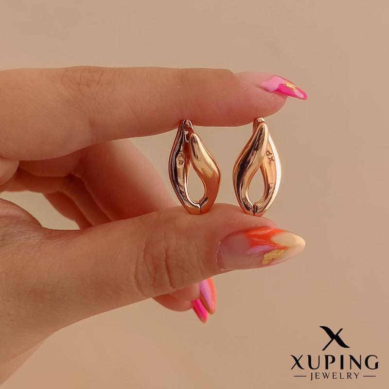 گوشواره مینیمال آینه‌ای ژوپینگ