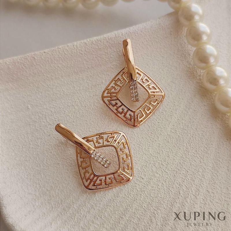 گوشواره ورساچه لوزی ژوپینگ