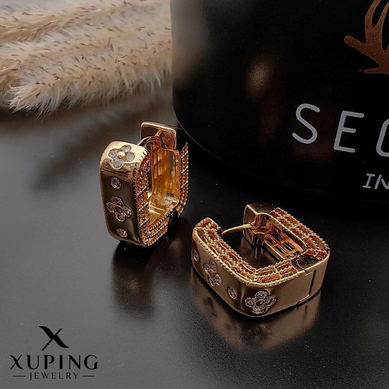 گوشواره ون‌کلیف نگین‌دار ژوپینگ