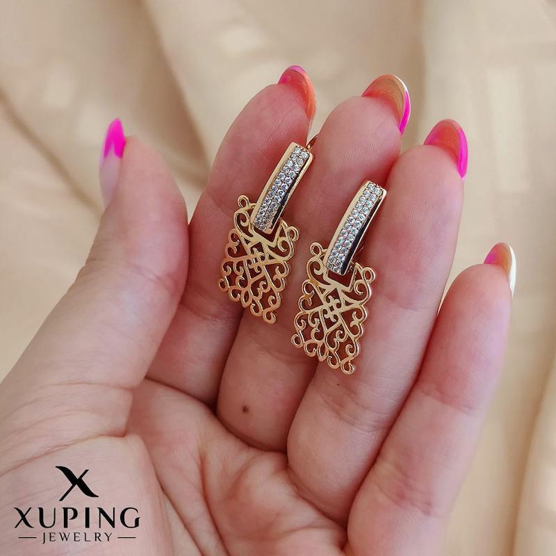 گوشواره آویز اسلیمی ژوپینگ