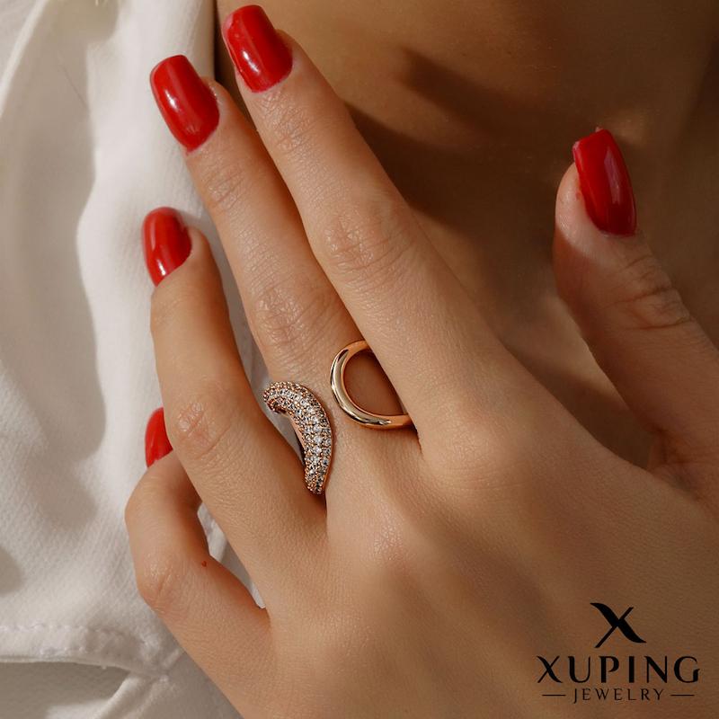 انگشتر مینیمال نگین‌دار ژوپینگ