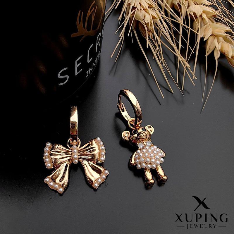 گوشواره تدی و پاپیون ژوپینگ