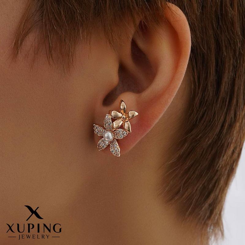 گوشواره ارکیده مرواریدی ژوپینگ