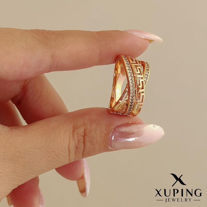 انگشتر ورساچه نگین‌دار ژوپینگ