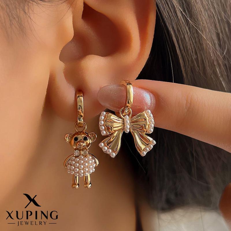 گوشواره تدی و پاپیون ژوپینگ