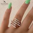 انگشتر خطی نگین‌دار ژوپینگ