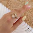 انگشتر نگین‌دار طرح‌طلا ژوپینگ