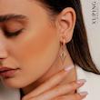 گوشواره آویز لوزی ژوپینگ