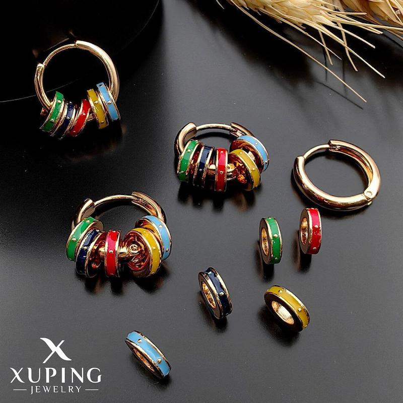 گوشواره دوحالته میناکاری ژوپینگ