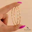 گوشواره حلقه تراش طرح‌طلا ژوپینگ