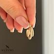 گوشواره حلقه تراش ژوپینگ