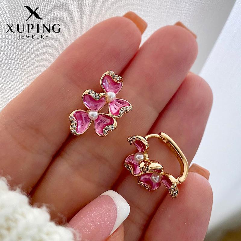گوشواره مینا و مروارید ژوپینگ