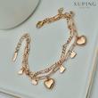 دستبند دولاین قلبی ژوپینگ