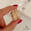 گوشواره تمام‌تراش طرح‌طلا ژوپینگ