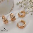 گوشواره حلقه‌ای طرح طلا ژوپینگ