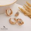 گوشواره حلقه‌ای طرح طلا ژوپینگ