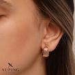 گوشواره حلقه‌ای طرح طلا ژوپینگ