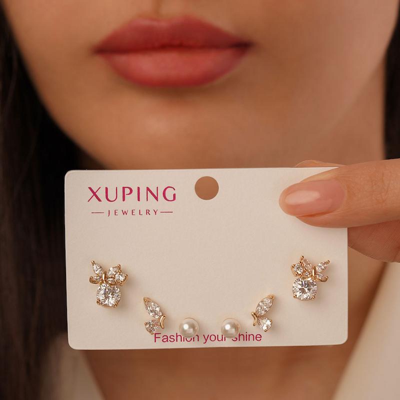 پک گوشواره سه جفتی ژوپینگ