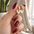 گوشواره دوحالته قلبی ژوپینگ