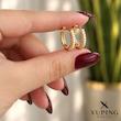 گوشواره حلقه ظریف ژوپینگ