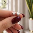گوشواره سوزنی قلبی ژوپینگ
