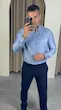 پیراهن لینن آستین بلند مردانه