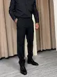 شلوار پارچه ای رگولار مردانه مشکی