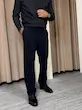 شلوار پارچه ای رگولار مردانه مشکی سرمه ای