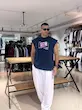 کاور مردانه پارچه گرم بالا سرمه ای