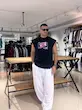 کاور مردانه پارچه گرم بالا مشکی