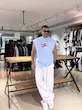 کاور مردانه پارچه گرم بالا آبی آسمونی