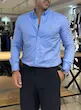 پیراهن آکسفورد LACOSTE آستین بلند مردانه 