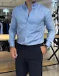 پیراهن آکسفورد LACOSTE آستین بلند مردانه 