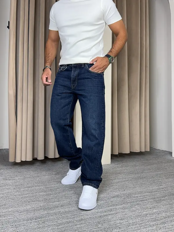 شلوار جین مردانه کپ Straight fit آزاد 