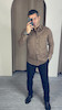 پیراهن 2 جیب کتان مردانه دکمه ای