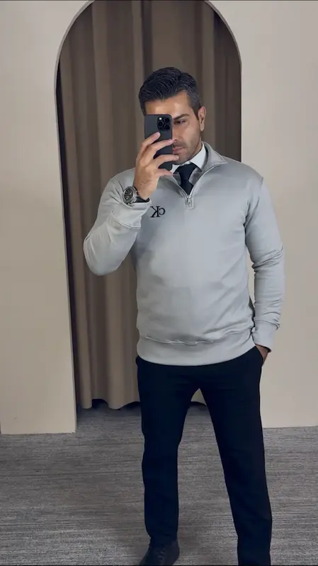 دورس نیم زیپ مردانه 