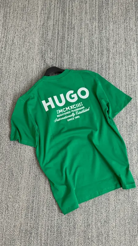 تیشرت یقه گرد مردانه hugo های کپی