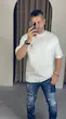 تیشرت یقه گرد مردانه AMI گلدوزی