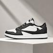 کتونی نایکی جردن ۱ ترویس اسکات زنانه (Travis Scott x Jordan 1 Low) - رنگ مشکی سفید (Reverse Panda)