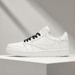  کتونی نایکی جردن ۱ لو سفید با بند مشکی زنانه | Air Jordan 1 Low White (Black Laces)