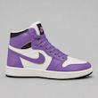 کتونی نایکی ایر جردن 1 ساق‌بلند زنانه سفید بنفش | Nike Air Jordan 1 High White Purple