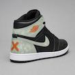 کتونی نایکی ایر جردن 1 ساق‌بلند زنانه  مشکی سبز نعنایی | Nike Air Jordan 1 High Black Mint