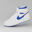 کتونی نایکی ایر جردن 1 ساق‌بلند زنانه سفید آبی کلاسیک | Nike Air Jordan 1 High White Blue