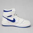 کتونی نایکی ایر جردن 1 ساق‌بلند زنانه سفید آبی کلاسیک | Nike Air Jordan 1 High White Blue