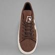 کتونی زنانه وجا جیر قهوه‌ای شکلاتی با لوگوی سفید | Veja Women’s Brown Suede Sneaker