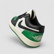کتونی نایکی جردن 1 لو مردانه سفید مشکی سبز | Nike Air Jordan 1 Low Black White Green